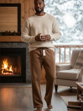 RARE Men's UGG Tasman Straight Leg Pant Chestnut Color Size Large